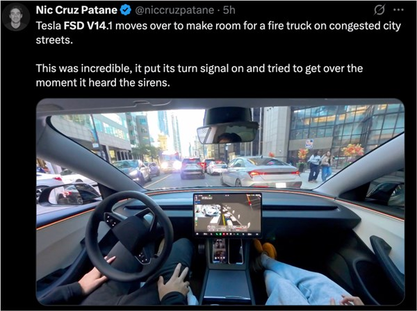 特斯拉V14终于来了！整合Robotaxi技术 马斯克：FSD有了意识