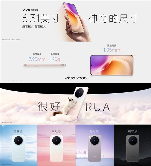 全球首发天玑9500！vivo x300发布：4399元起