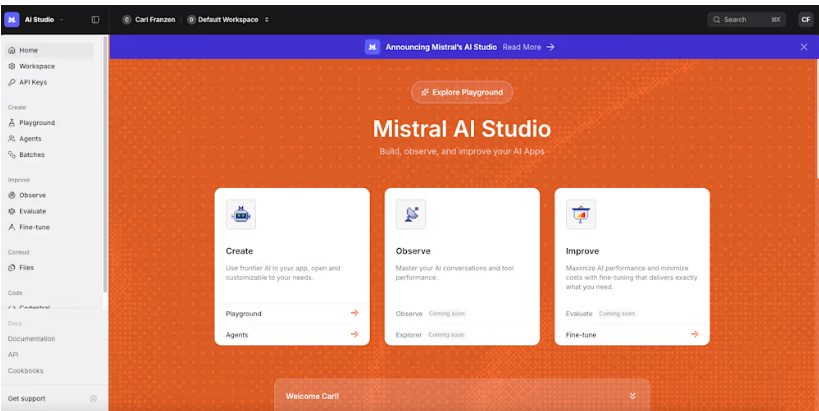 Mistral AI 推出“Studio”平台，抢滩企业级 AI 应用开发