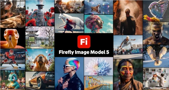 Adobe Firefly Image 5重磅升级：400万像素原生生成、AI音轨+自定义模型，创作者迎来“全栈式”AI创作时代