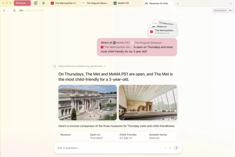 Arc的幽灵重生！6.1亿美元收购案后，Dia浏览器确认继承“前辈”衣钵，AI架构融合经典设计