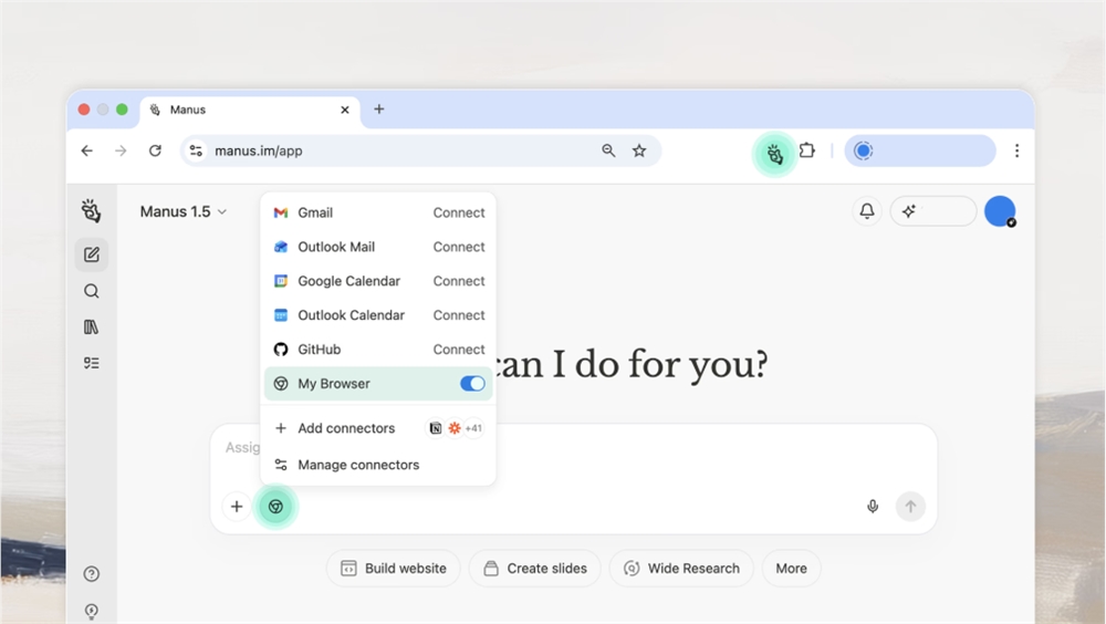 太狠了！Manus直接把你的浏览器变成“私人AI代理”，CRM、Crunchbase、PitchBook随便爬，再也不怕验证码和封号！