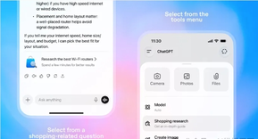 OpenAI推出ChatGPT购物研究功能