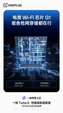 一加Turbo 6全系搭载9000mAh电池：连刷22小时短视频、-20℃不怕冻