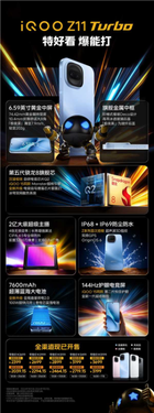 iqoo z11 turbo核心特性一览图
