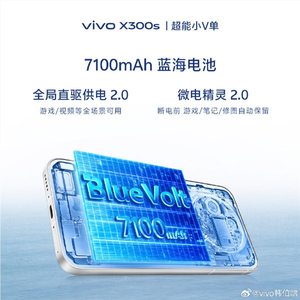 vivo x300s 电池与充电技术示意图