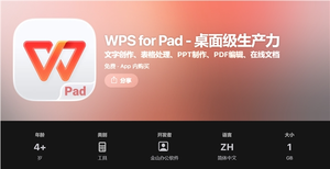 wps ipad桌面版应用界面展示