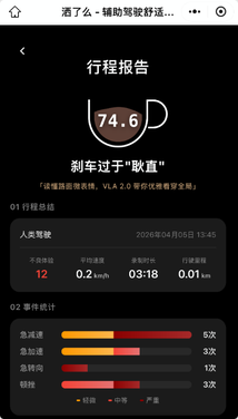 名字太逗了!小鹏智驾舒适度评测软件洒了么正式上线