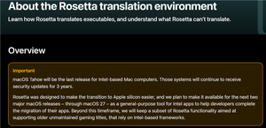一个时代的落幕！苹果macos 27将彻底放弃intel mac