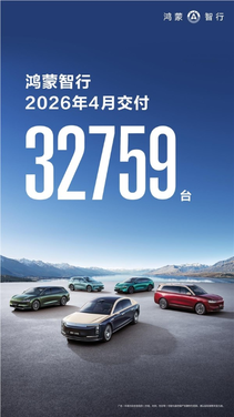 鸿蒙智行4月交付32759台!问界m6上市即爆款:15分钟大定破万、一周交付5000台