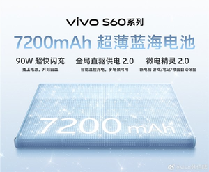 vivo s60系列官宣全系标配3d超声波指纹！同档唯一 沾水秒解锁