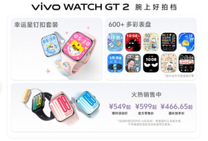 vivo watch gt 2发布:手腕上的全天候健康监测神器 549元起