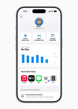 苹果ios 27推出新版儿童安全功能：家长可全方位控制