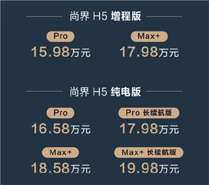 15.98万起 新款尚界h5上市 余承东：七大升级一步到位