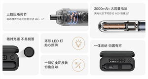 129元!米家电动直柄螺丝刀开售:type-c充电 满电能拧600颗螺丝