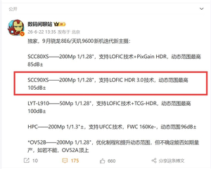 小米18 pro max影像偷跑:首发全新2亿主摄 1/1.28英寸大底 lofic