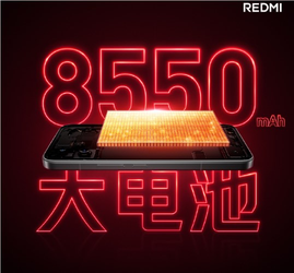 边充边玩不烫手!redmi k90至尊版续航公布:8550mah 主板供电