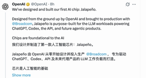 openai发布首款自研ai芯片 取名墨西哥辣椒 从设计到流片仅9个月