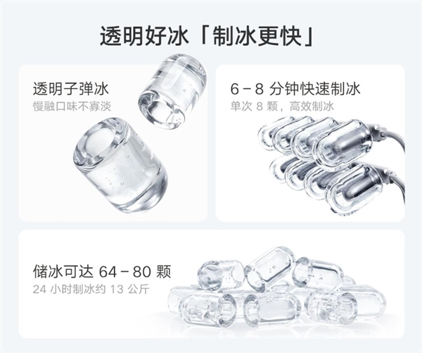 359元 小米米家制冰机今天正式众筹：透明子弹冰 6分钟速出